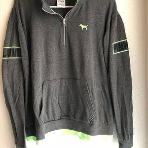 PINK Half Zip Sweatshirt